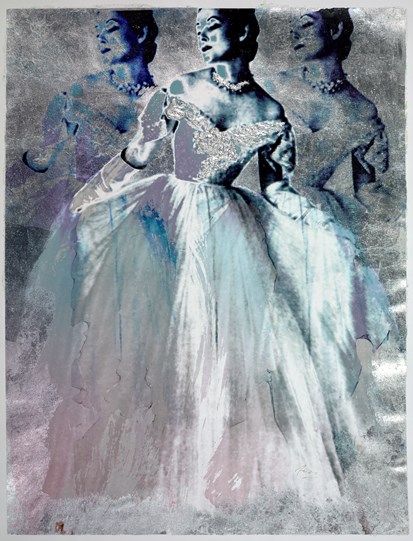 Boudoir Appearance V by Pezhman - Glazed Original Painting on Box Canvas